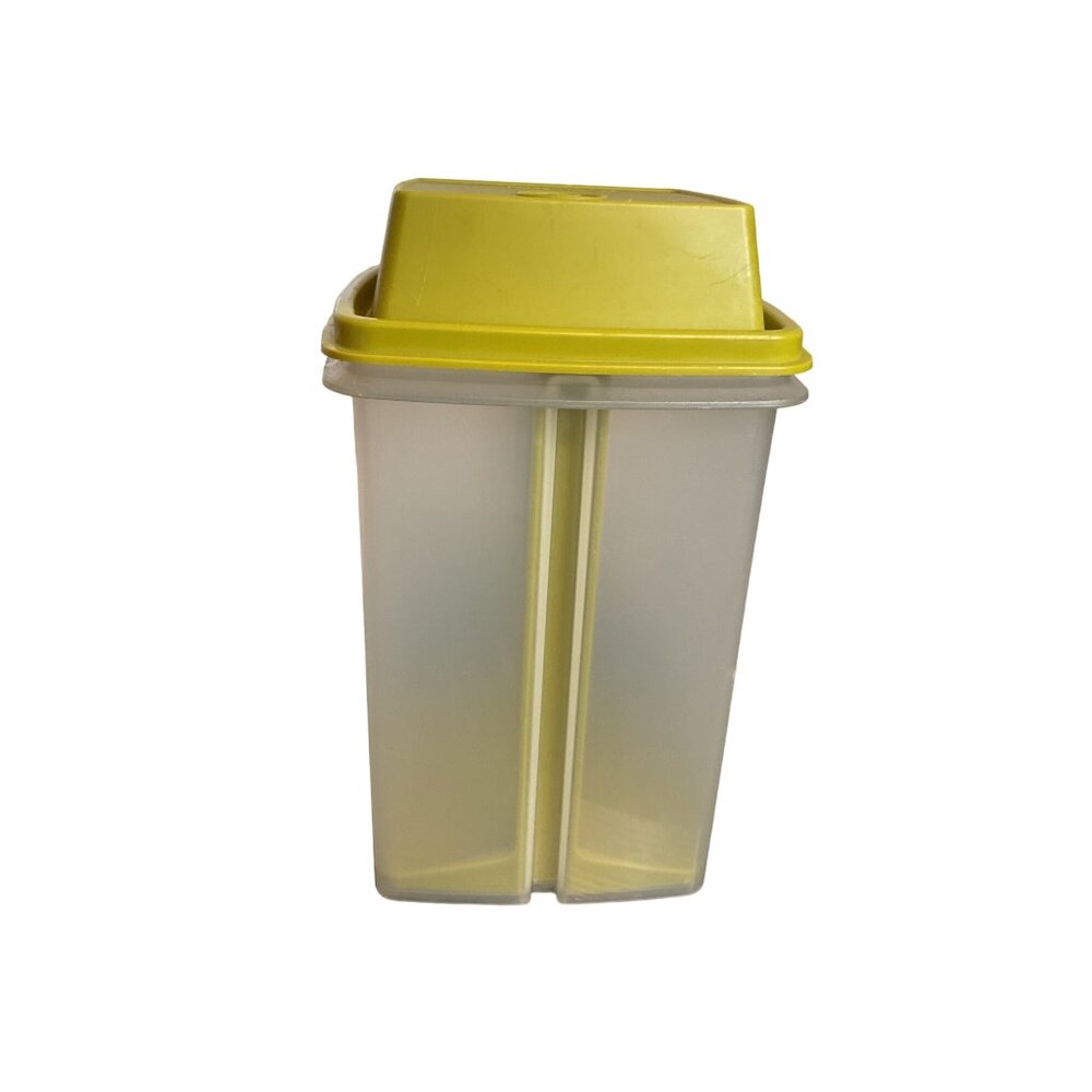 Vintage Tupperware Pickle Keeper Clear Avocado Green Top 3 Piece Set